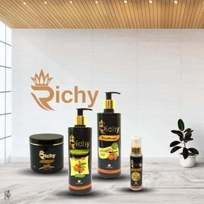 Richie After Protein Hair Care Set Shampoo Conditioner Bath Cream Serum - Image 3